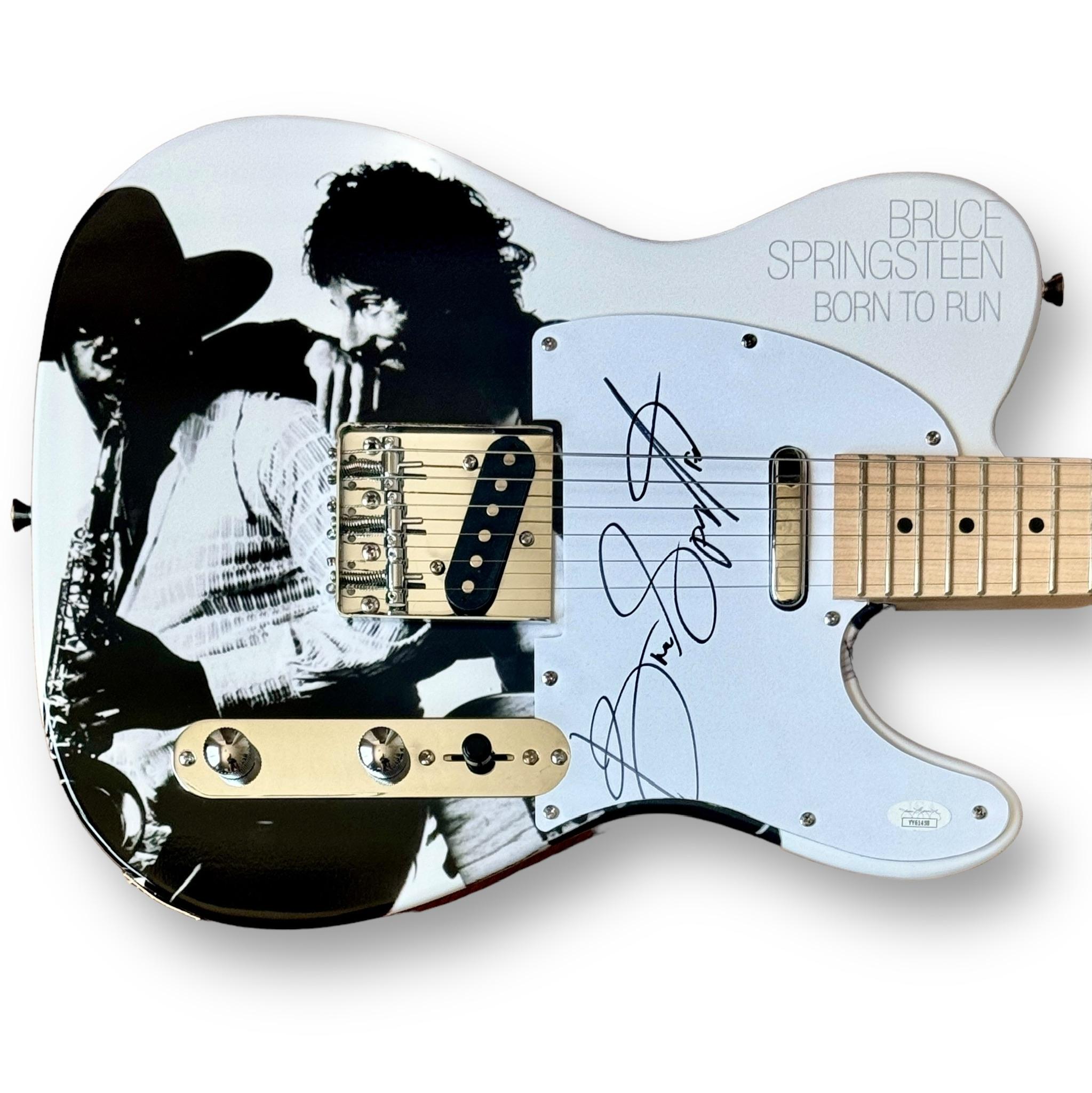 Bruce Springsteen Signed "Born to Run" Telecaster Guitar (JSA) at PristineAuction.com Bruce Springsteen Signed "Born to Run" Telecaster Guitar (JSA) at PristineAuction.com