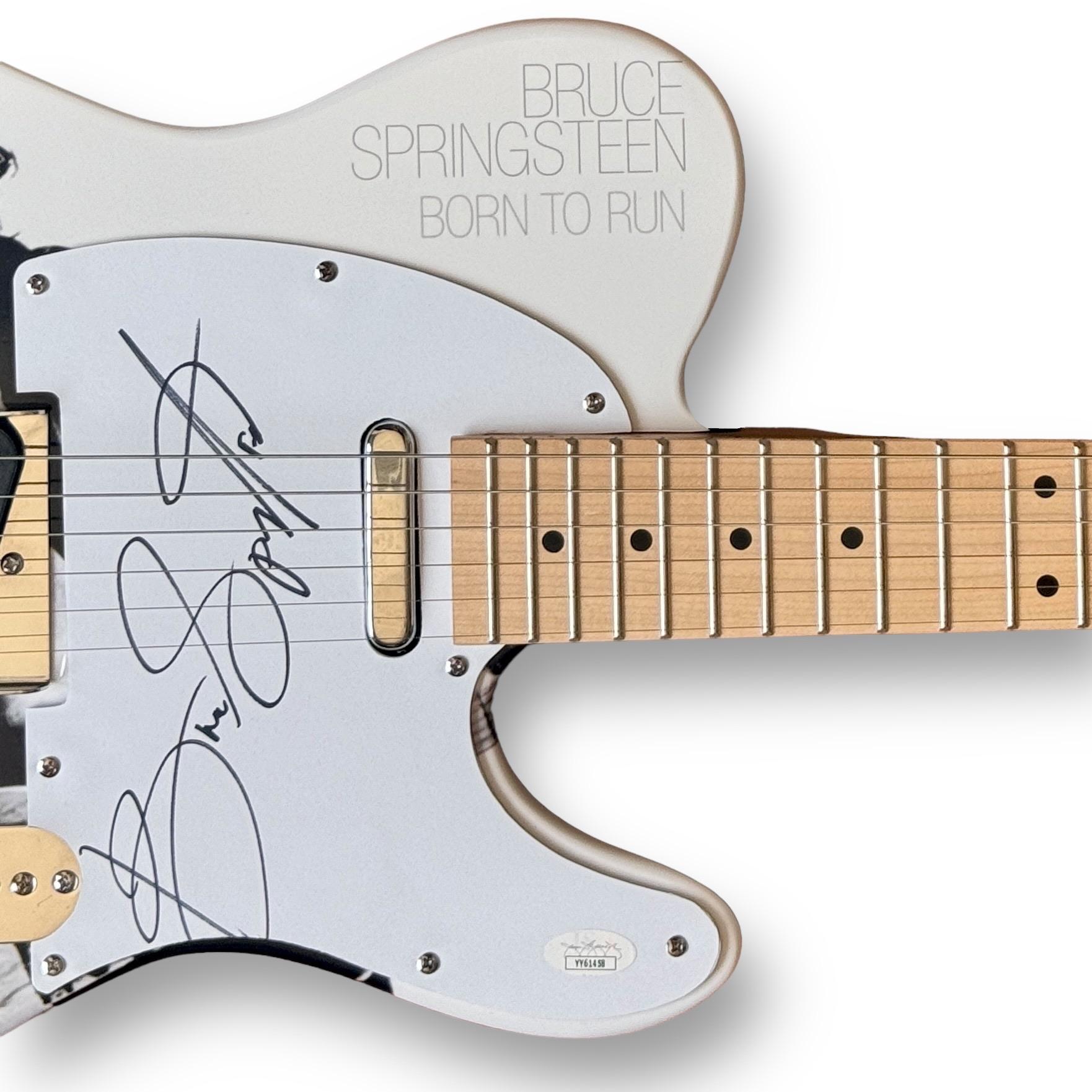Bruce Springsteen Signed "Born to Run" Telecaster Guitar (JSA) at PristineAuction.com Bruce Springsteen Signed "Born to Run" Telecaster Guitar (JSA) at PristineAuction.com
