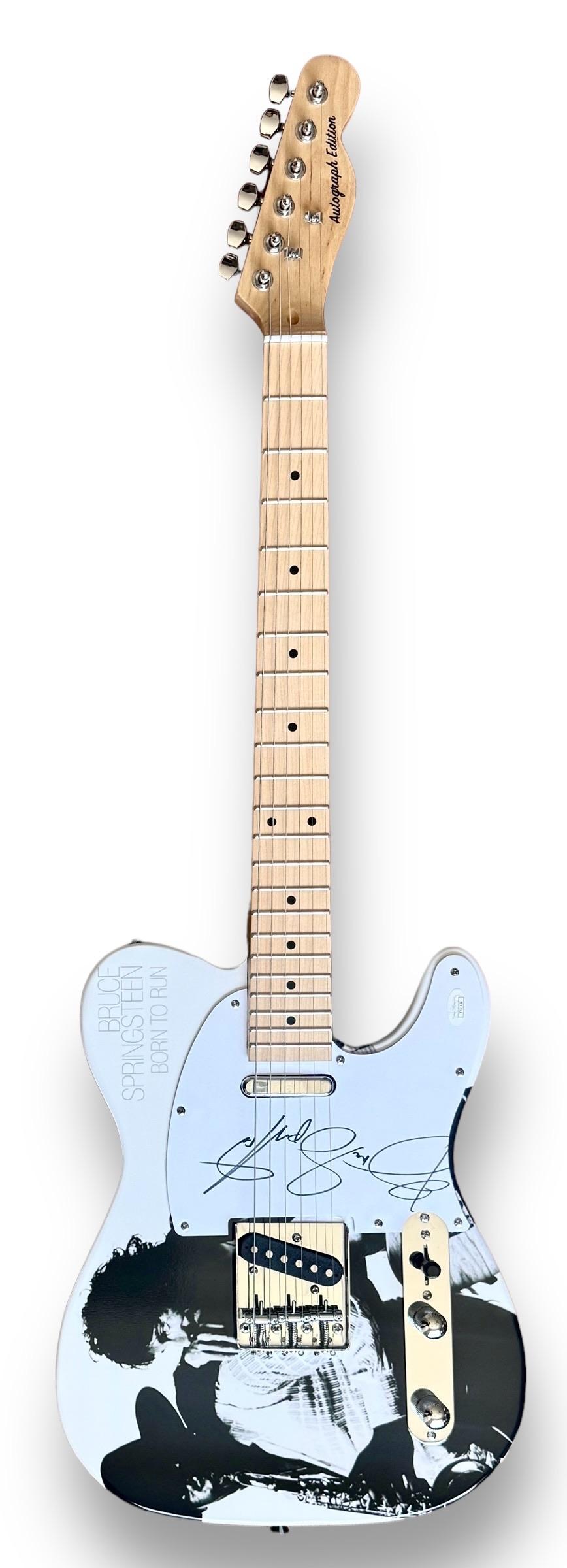 Bruce Springsteen Signed "Born to Run" Telecaster Guitar (JSA) at PristineAuction.com Bruce Springsteen Signed "Born to Run" Telecaster Guitar (JSA) at PristineAuction.com