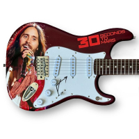 Jared Leto Signed "30 Second to Mars" Custom Stratocaster Guitar (Beckett) at PristineAuction.com