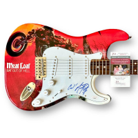 Meat Loaf Signed Custom Stratocaster Style Guitar Inscribed "Cool!" (JSA) at PristineAuction.com