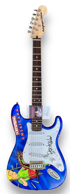 Dexter Holland Signed "The Offspring" Custom Stratocaster Guitar (JSA) at PristineAuction.com Dexter Holland Signed "The Offspring" Custom Stratocaster Guitar (JSA) at PristineAuction.com