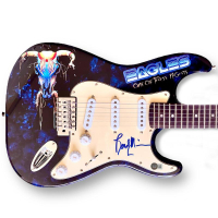 Randy Meisner Signed "The Eagles: One of These Nights" Custom Stratocaster Guitar (Beckett) at PristineAuction.com