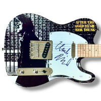 Neil Young Signed Custom Telecaster Guitar Inscribed "Uncle" (JSA) at PristineAuction.com