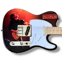 Jeremy Allen White Signed "Bruce Springsteen: Deliver Me From Nowhere" Custom Stratocaster Guitar (JSA) at PristineAuction.com
