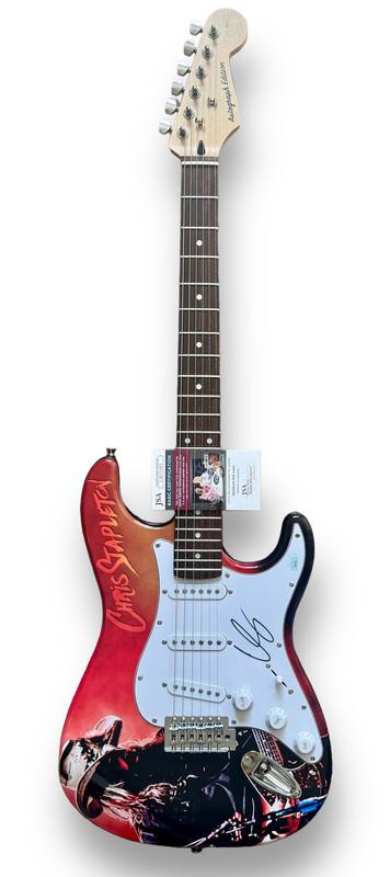 Chris Stapleton Signed Custom Stratocaster Style Guitar (JSA) at PristineAuction.com Chris Stapleton Signed Custom Stratocaster Style Guitar (JSA) at PristineAuction.com