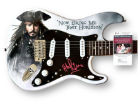 Hans Zimmer Signed "Pirates of the Caribbean" Custom Stratocaster Style Guitar (JSA) at PristineAuction.com