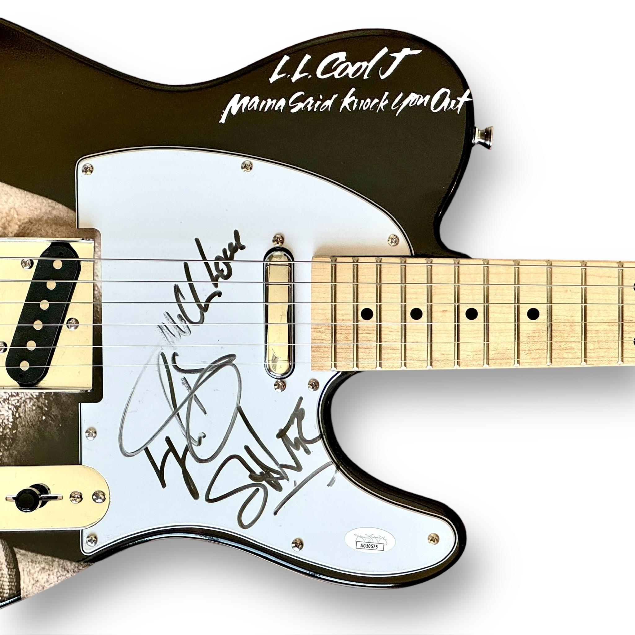 LL Cool J Signed "Mama Said Knock You Out" Custom Telecaster Guitar Inscribed "Much Love" (JSA) at PristineAuction.com LL Cool J Signed "Mama Said Knock You Out" Custom Telecaster Guitar Inscribed "Much Love" (JSA) at PristineAuction.com