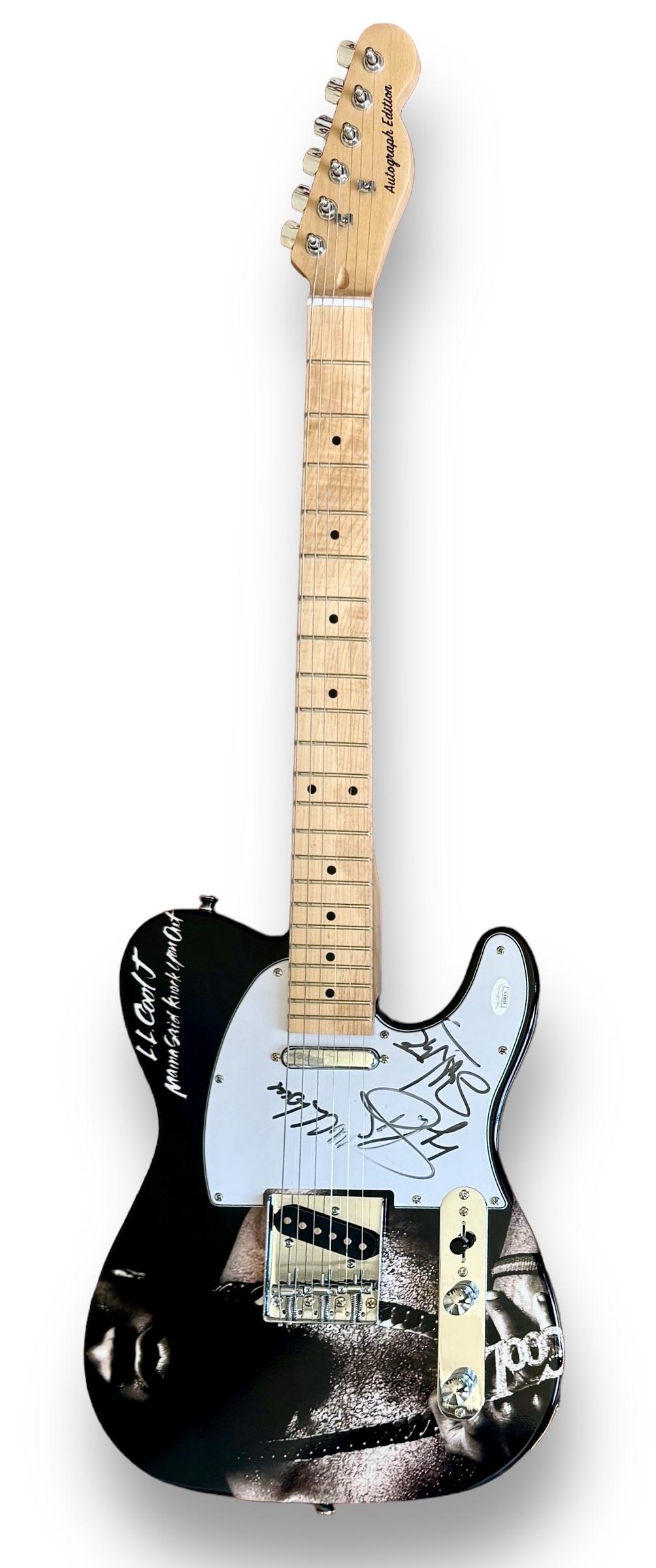 LL Cool J Signed "Mama Said Knock You Out" Custom Telecaster Guitar Inscribed "Much Love" (JSA) at PristineAuction.com LL Cool J Signed "Mama Said Knock You Out" Custom Telecaster Guitar Inscribed "Much Love" (JSA) at PristineAuction.com