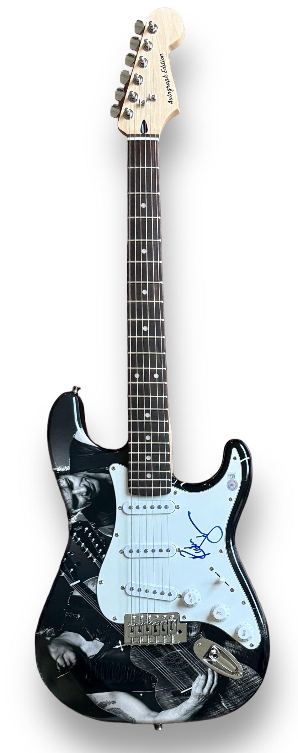 Richie Sambora Signed "Bon Jovi" Custom Stratocaster Guitar (Beckett) at PristineAuction.com Richie Sambora Signed "Bon Jovi" Custom Stratocaster Guitar (Beckett) at PristineAuction.com