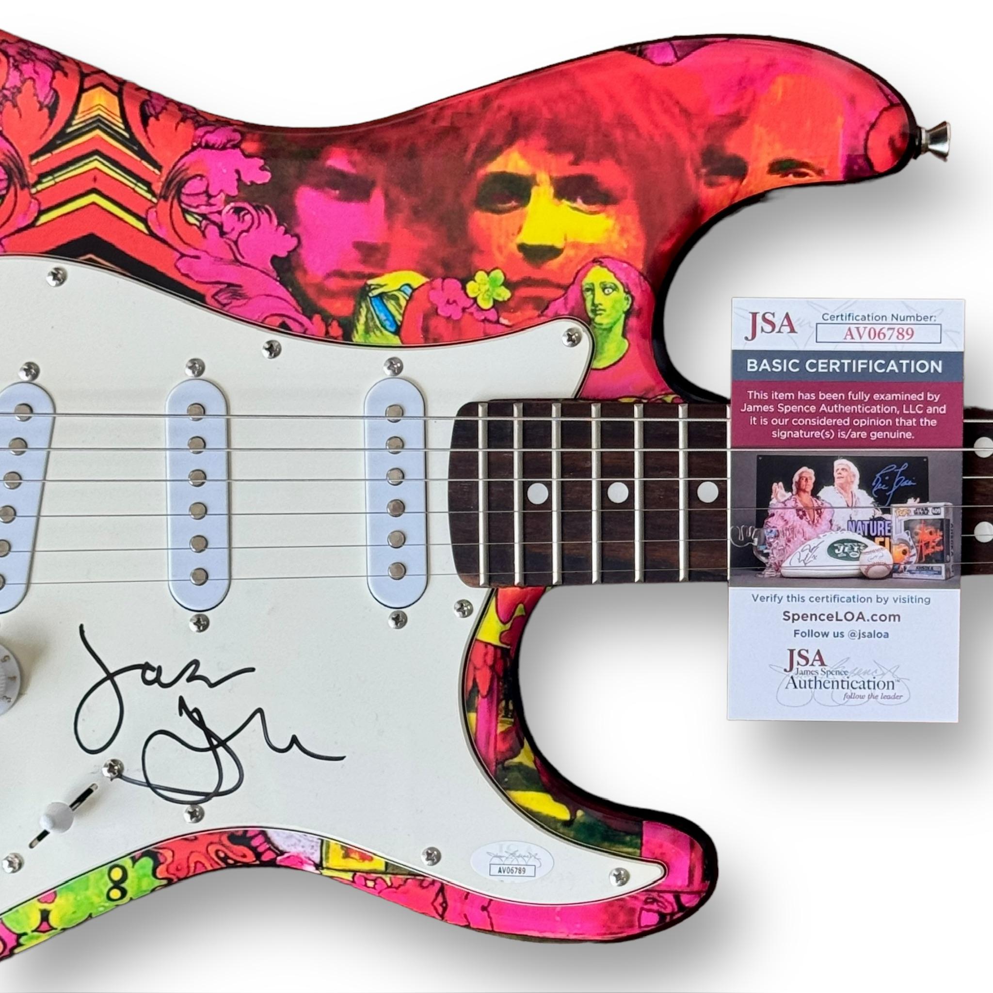 Jack Bruce Signed "Cream: Disraeli Gears" Custom Stratocaster Style Guitar (JSA) at PristineAuction.com Jack Bruce Signed "Cream: Disraeli Gears" Custom Stratocaster Style Guitar (JSA) at PristineAuction.com