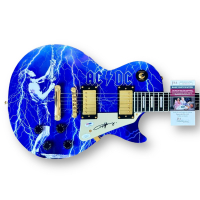 Angus Young Signed "AC/DC" Custom Les Paul Guitar (JSA) at PristineAuction.com