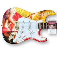 Pink Signed "Funhouse" Custom Stratocaster Guitar (JSA) at PristineAuction.com