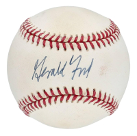 Gerald Ford Signed OAL Baseball (JSA) at PristineAuction.com