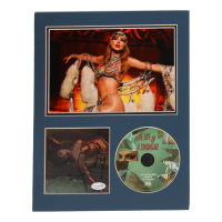 Taylor Swift Signed "The Life of a Showgirl" Custom Matted CD Insert Display (ACOA) at PristineAuction.com