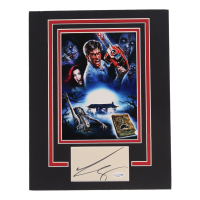 Bruce Campbell Signed "Evil Dead" Custom Matted Cut Display (ACOA) at PristineAuction.com