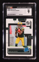 Romeo Doubs 2022 Panini Donruss RR #335 (CGC 9) at PristineAuction.com