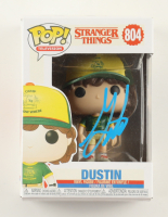 Gaten Matarazzo Signed "Stranger Things" #804 Dustin Funko Pop! Vinyl Figure (Beckett) at PristineAuction.com