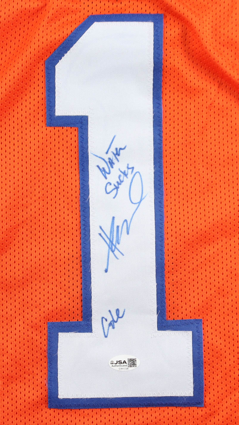 Henry Winkler Signed Jersey With Inscriptions (JSA) at PristineAuction.com Henry Winkler Signed Jersey With Inscriptions (JSA) at PristineAuction.com