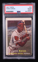 Hank Aaron 1957 Topps #20 (PSA 2) at PristineAuction.com