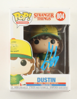 Gaten Matarazzo Signed "Stranger Things" #804 Dustin Funko Pop! Vinyl Figure (Beckett) at PristineAuction.com