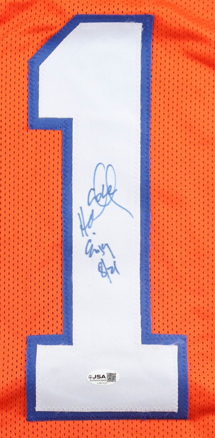 Henry Winkler Signed Jersey With Inscriptions (JSA) at PristineAuction.com Henry Winkler Signed Jersey With Inscriptions (JSA) at PristineAuction.com