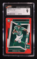 Breece Hall 2022 Panini Rookies & Stars Red #107 RC (CGC 9) at PristineAuction.com