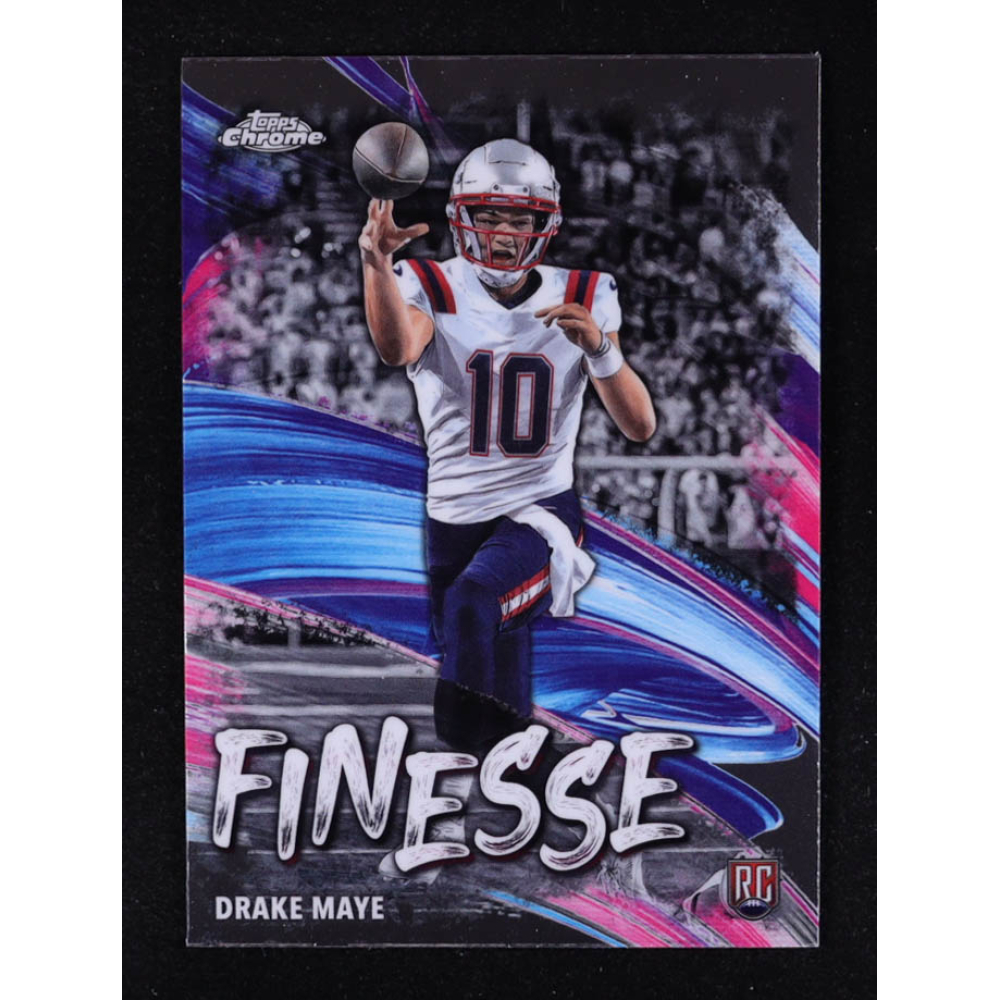 Drake Maye 2024 Topps Chrome Finesse #F2 RC at PristineAuction.com