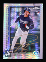 Hyeseong Kim Signed 2025 Topps Chrome Prism Refractors #152 RC (Beckett) at PristineAuction.com