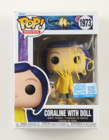 Dakota Fanning Signed "Coraline" #1973 Coraline With Doll Funko Pop! Vinyl Figure (Beckett) at PristineAuction.com