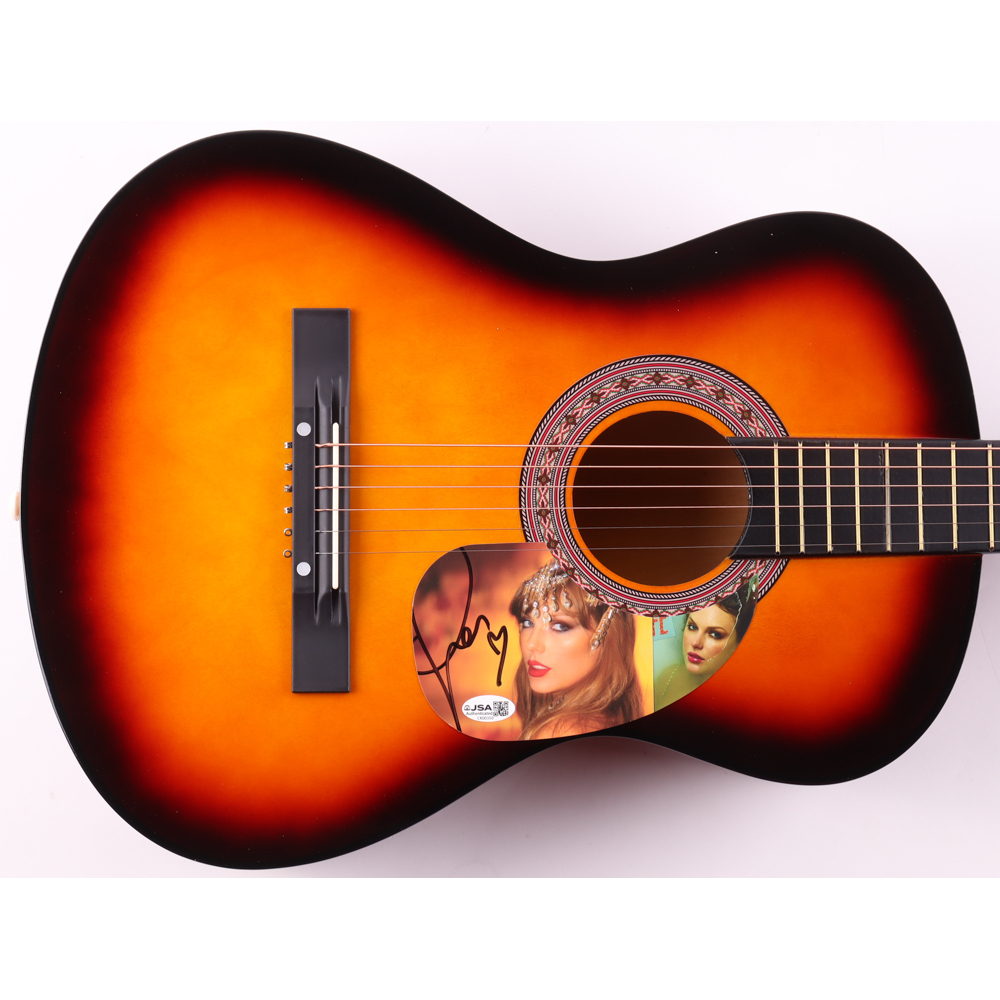 Taylor Swift Guitar with Signed Custom Insert Pickguard (JSA) at PristineAuction.com