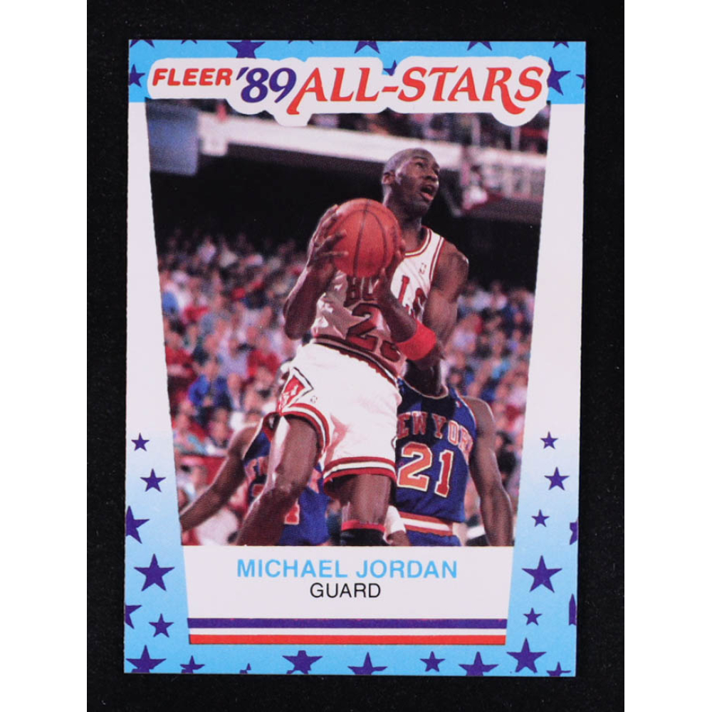 Michael Jordan 1989-90 Fleer Stickers #3 at PristineAuction.com
