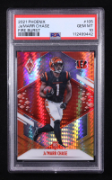 Ja'Marr Chase 2021 Panini Phoenix Fire Burst #105 RC (PSA 10) at PristineAuction.com