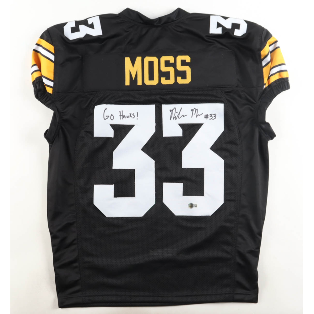 Riley Moss Signed Jersey Inscribed "Go Hawks!" (Beckett) at PristineAuction.com