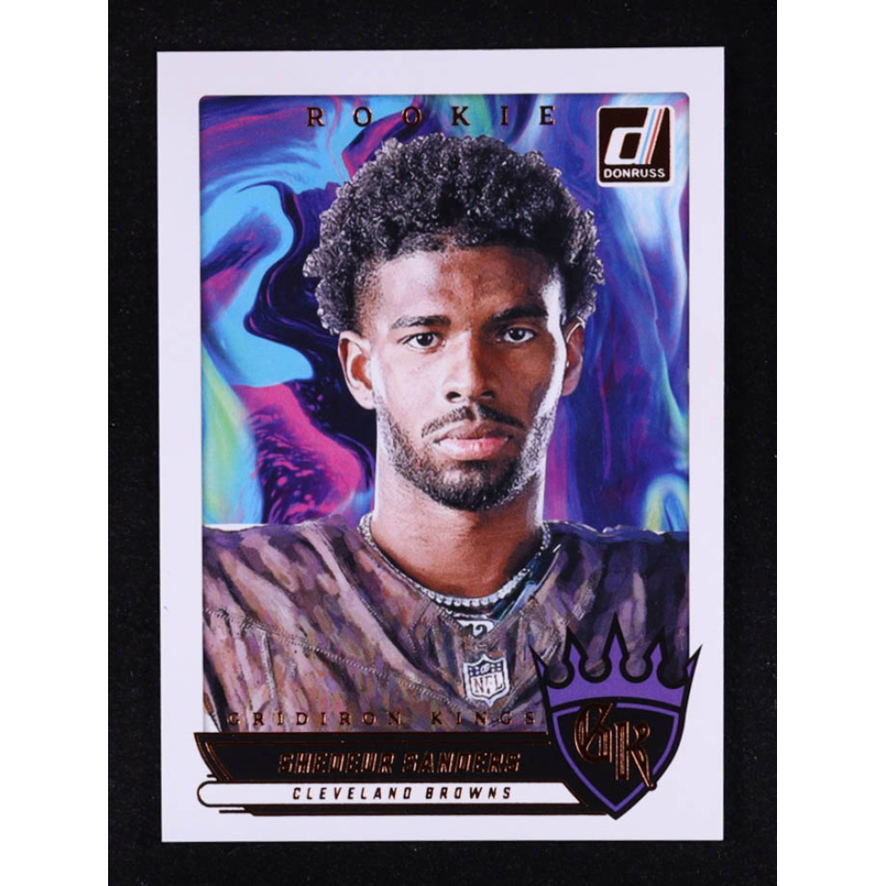 Shedeur Sanders 2025 Donruss Rookie Gridiron Kings #12 RC at PristineAuction.com