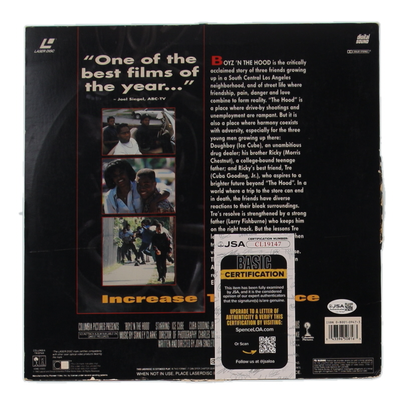 Ice Cube Signed "Boyz n the Hood" Vinyl Record Soundtrack Album (JSA) at PristineAuction.com Ice Cube Signed "Boyz n the Hood" Vinyl Record Soundtrack Album (JSA) at PristineAuction.com