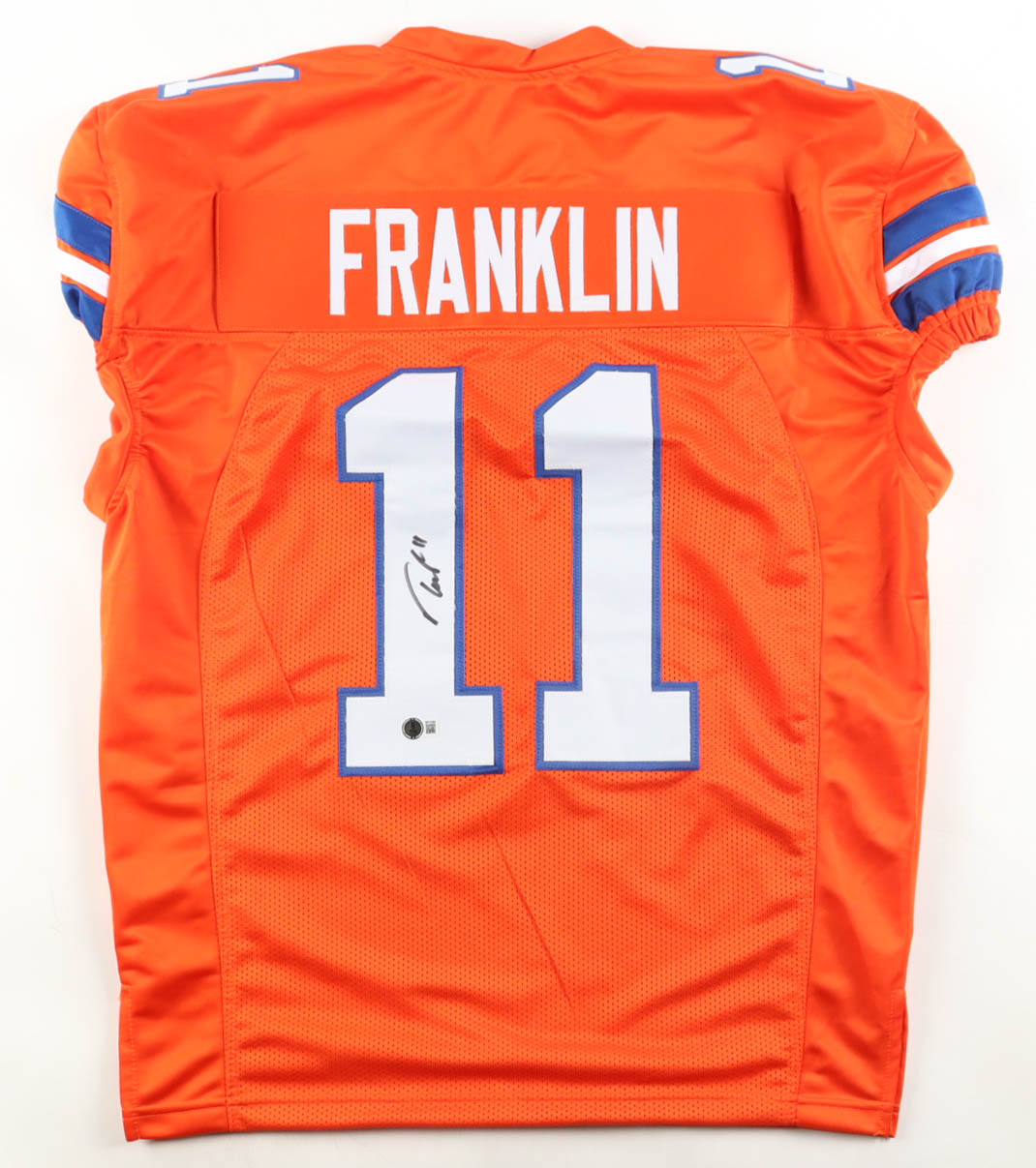 Troy Franklin Signed Jersey (Beckett) at PristineAuction.com Troy Franklin Signed Jersey (Beckett) at PristineAuction.com