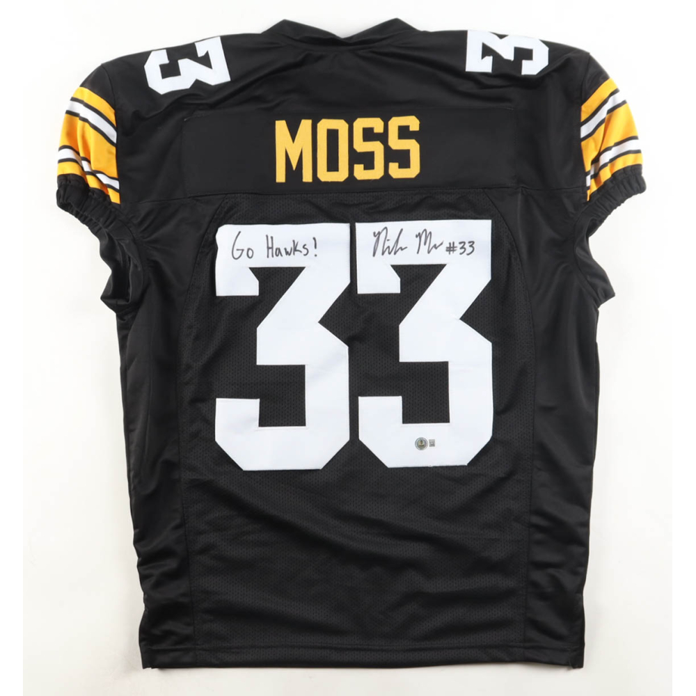 Riley Moss Signed Jersey Inscribed "Go Hawks!" (Beckett) at PristineAuction.com