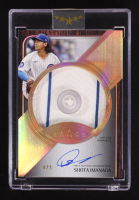 Shota Imanaga 2025 Topps Five Star Jumbo Prime Autographs Silver Rainbow Game-Used #JPASI #4/5 at PristineAuction.com