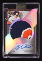 Kyle Tucker 2025 Topps Five Star Jumbo Prime Autographs Silver Rainbow Game-Used #JPAKT #3/5 at PristineAuction.com