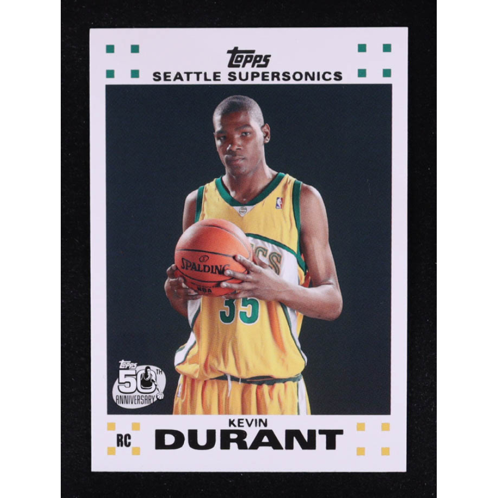 Kevin Durant 2007-08 Topps Rookie Set #2 RC at PristineAuction.com