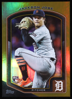 Jackson Jobe 2025 Topps Flagship Collection Series 2 Gold Foil #8 #34/50 RC at PristineAuction.com