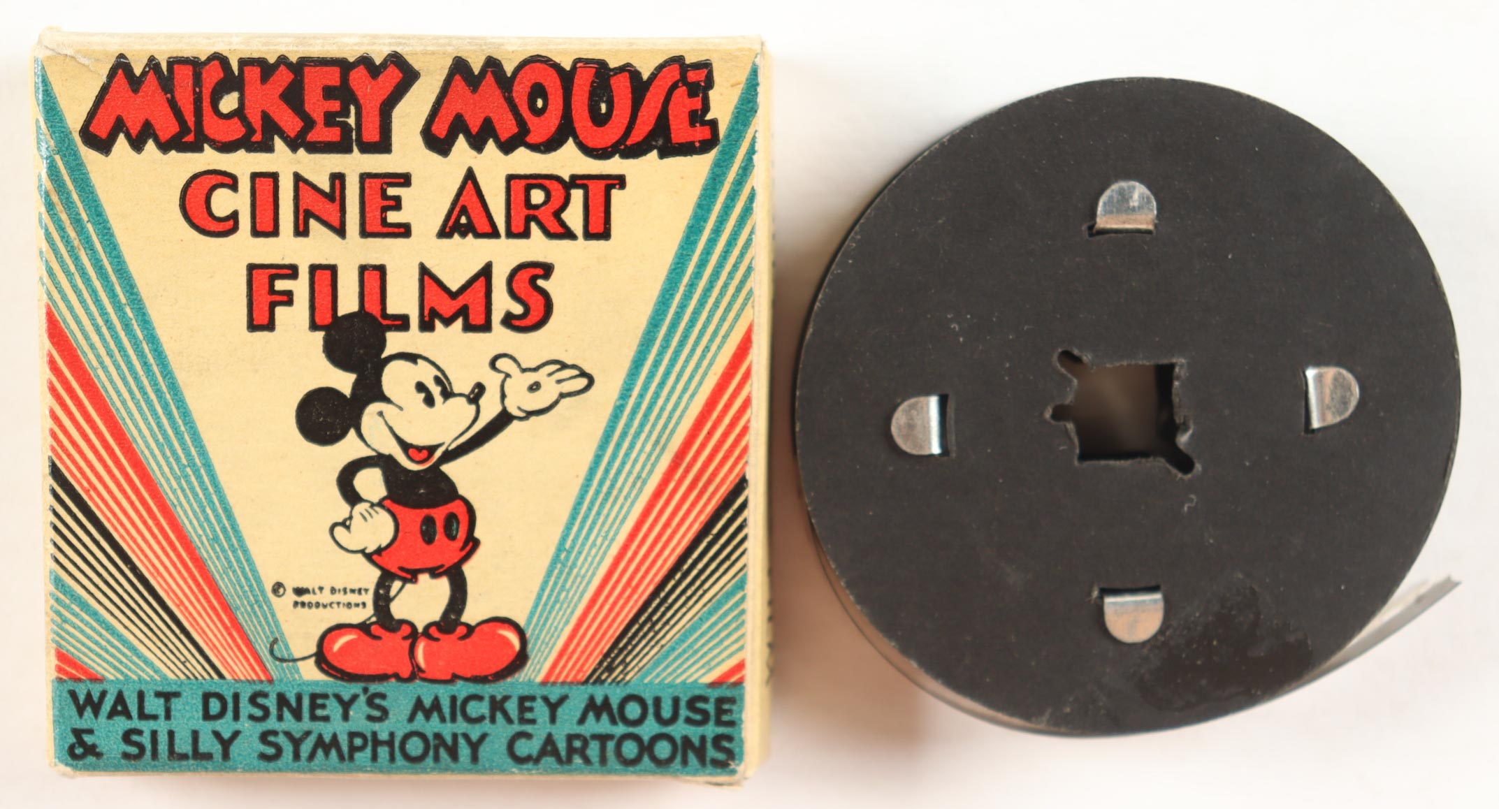 Vintage 1945 Vintage Mickey Mouse 8mm Film Reel with Original Box at PristineAuction.com Vintage 1945 Vintage Mickey Mouse 8mm Film Reel with Original Box at PristineAuction.com
