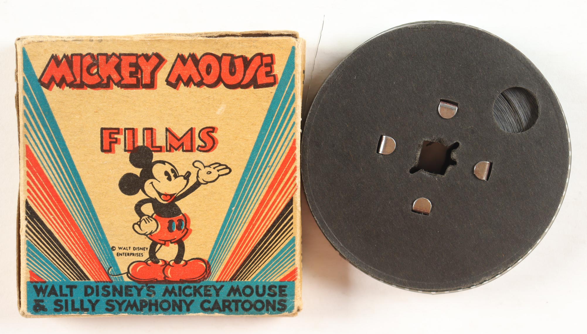 Vintage 1945 Vintage Mickey Mouse 8mm Film Reel with Original Box at PristineAuction.com Vintage 1945 Vintage Mickey Mouse 8mm Film Reel with Original Box at PristineAuction.com