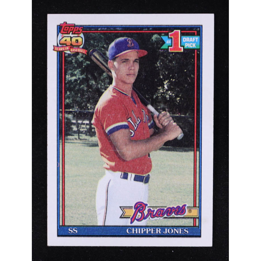 Chipper Jones 1991 Topps #333 RC at PristineAuction.com