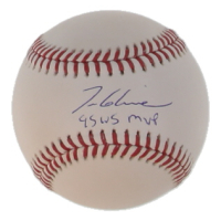 Tom Glavine Signed OML Baseball Inscribed "95 WS MVP" (JSA) at PristineAuction.com
