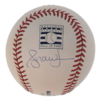Andruw Jones Signed OML Hall of Fame Logo Baseball (JSA) at PristineAuction.com
