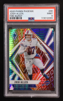 Josh Allen 2020 Panini Phoenix Fire Burst #86 (PSA 9) at PristineAuction.com