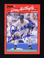Don Mattingly Signed 1990 Donruss #190 Inscribed "Yankees Captain" (Beckett) at PristineAuction.com
