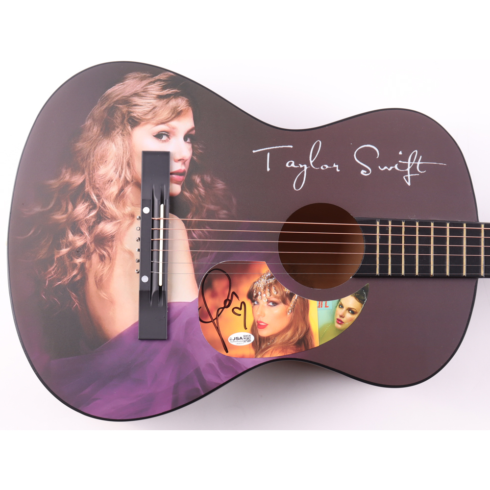 Taylor Swift Guitar with Signed Custom Insert Pickguard (JSA) at PristineAuction.com